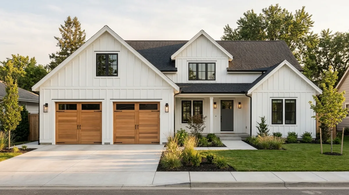 Garage Door Color Ideas: Match the House, Match the Trim, or Make It Stand Out? - Read More Decor Copilot Real Estate Design Ideas