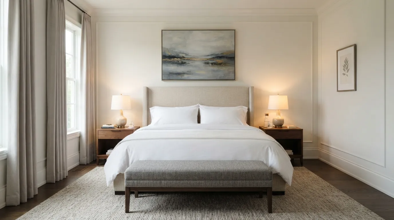 How to Make Your Bedroom Feel Like a Hotel: the 12-Item Formula - Read More Decor Copilot Real Estate Design Ideas