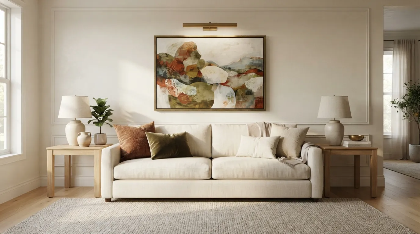 What Size Art Goes Above a Couch? The Rule, With Real Numbers - Read More Decor Copilot Real Estate Design Ideas