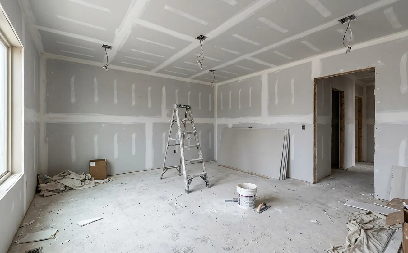 AI room design before and after, Before