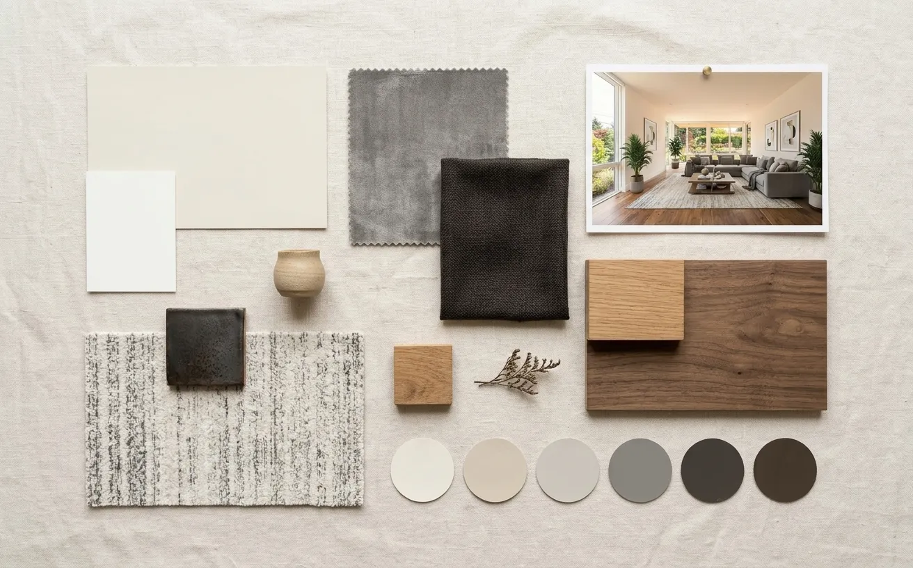 AI room design before and after, After