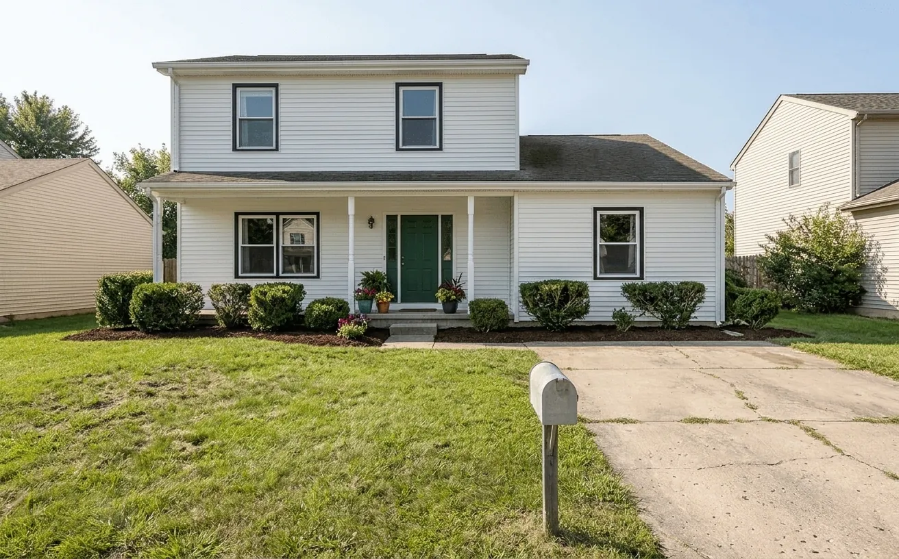 AI exterior design before and after, After