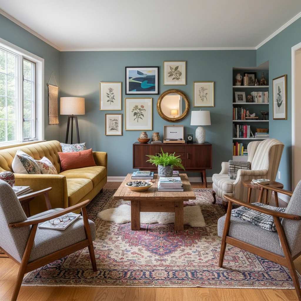 Eclectic interior design