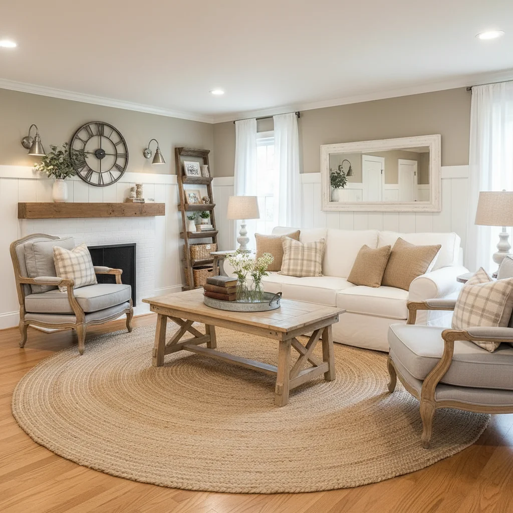 Farmhouse interior design