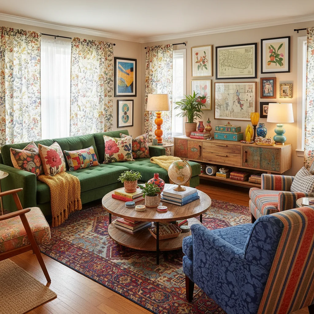 Maximalist interior design